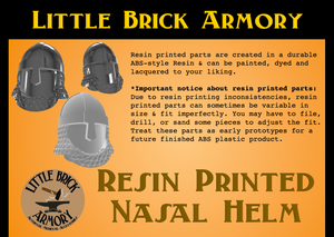 Resin Printed Norman Nasal Helm