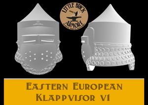 Resin Printed Eastern Eurpean Klappvisor w/Aventail v1