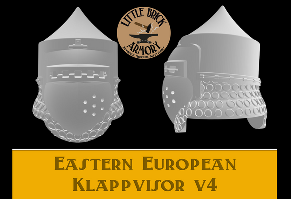 Resin Printed Eastern Eurpean Klappvisor w/Aventail v4