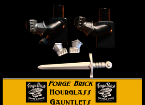 Forge Brick INJECTION MOLDED Hourglass Gauntlet (Pair)