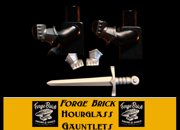 Forge Brick INJECTION MOLDED Hourglass Gauntlet (Pair)