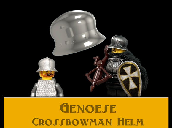 Resin Printed Genoese Crossbowman Helm