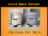 Resin Printed Crusader Pot Helm