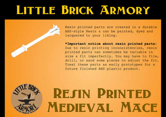 Resin Printed Medieval Mace