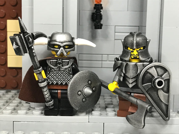 Custom Barbarian Warriors Pair (In Oxidized IRON)