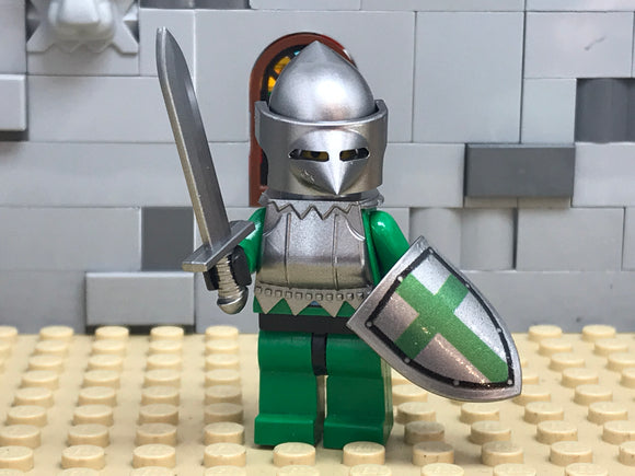 Little Armory Custom Knight w/Bascinet! (in Metallic Silver)