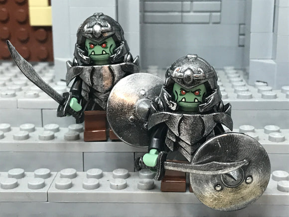 Custom Pair of LOTR Goblins! (In Oxidized Iron)