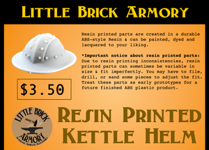 Resin Printed "Detroitika" Kettle Helm