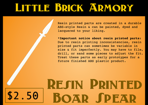 Resin Printed Boar Spear