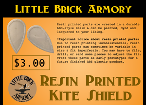 Resin Printed Kite Shield