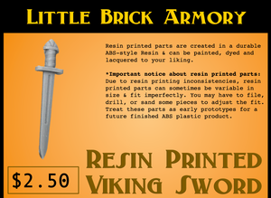 Resin Printed Viking Sword